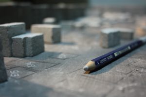 Pencil on Concrete